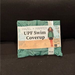 NWT Hazel + Harper Green UPF Swim Coverup